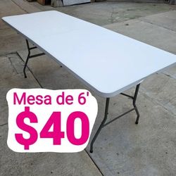 Mesa Nueva De 6' / 6ft Folding Table - White
