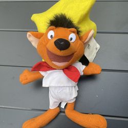 VTG 1997 Looney Tunes Speedy Gonzalez Stuffed Mouse Plush 9" Ace Novelty Stuffy