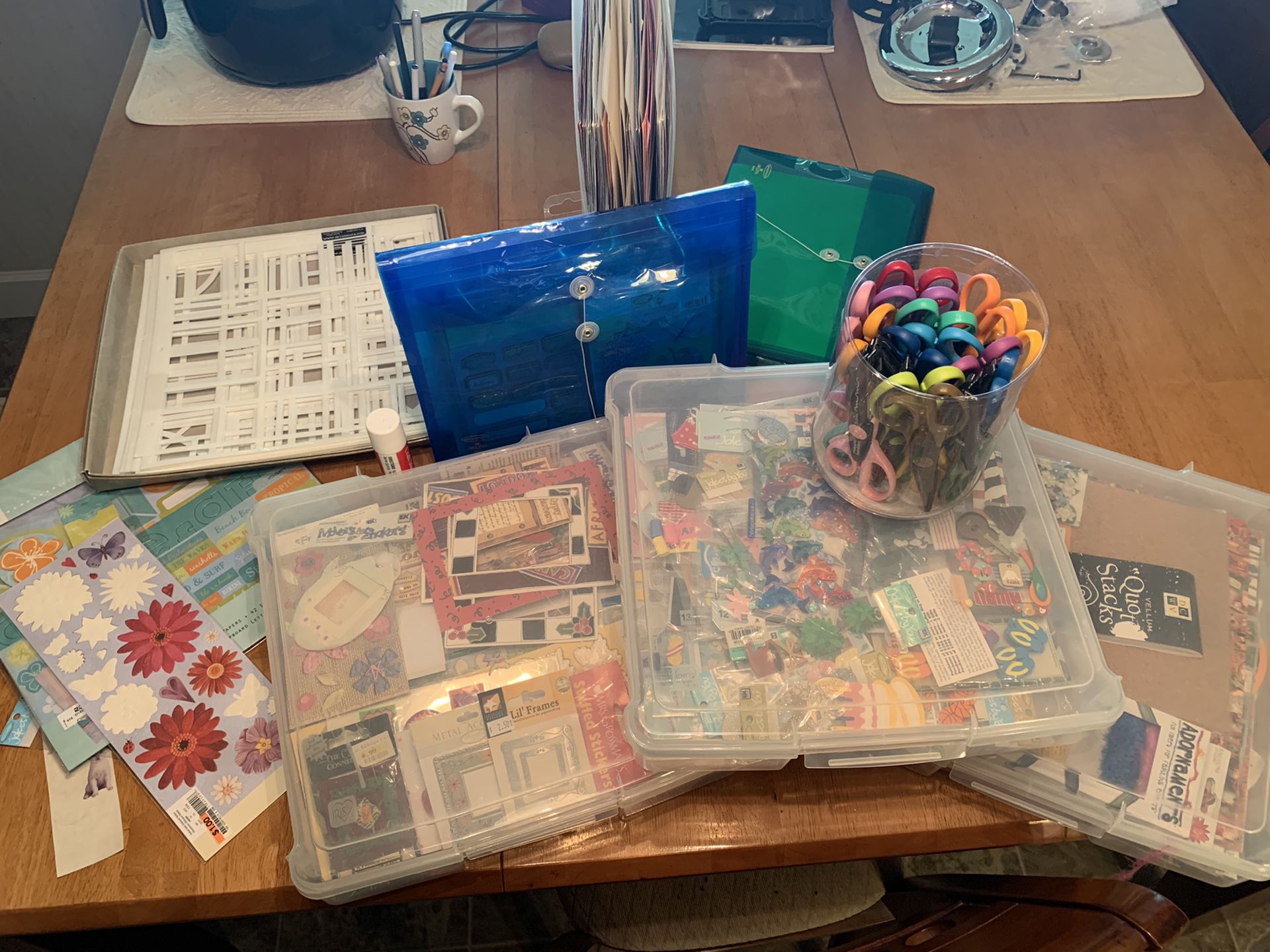 Massive Collection of Scrapbooking Material