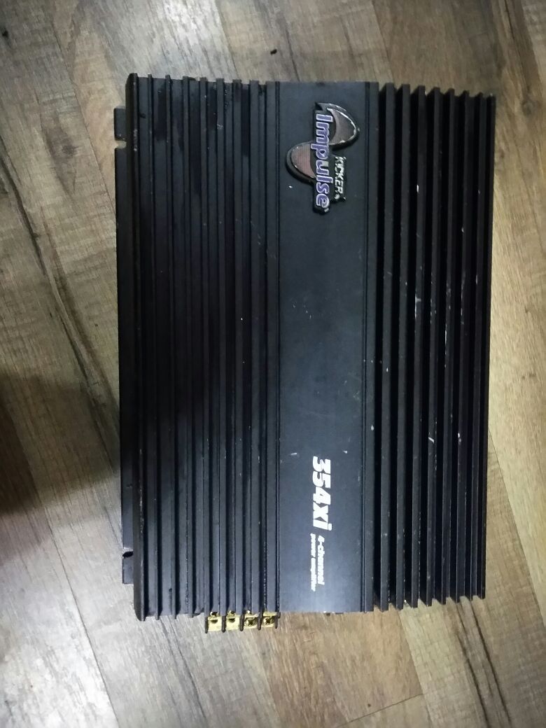 Kicker impulse 354xi 4 channel power amplifier