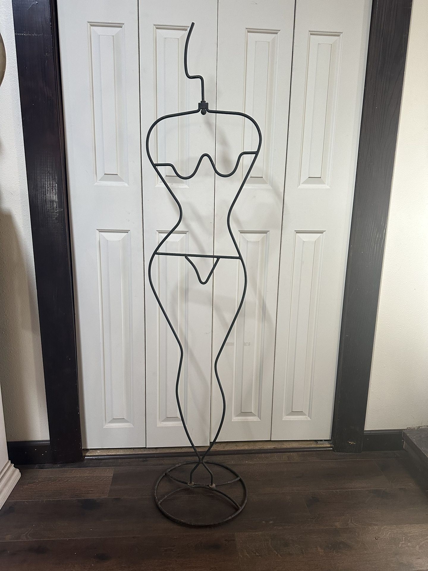 Vintage 1980’s Postmodern Female Valet IKEA Stand Mannequin