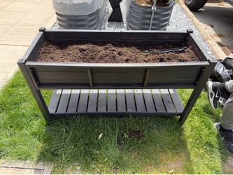 Raised  flower bed