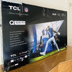 New! 55 Inch TCL 4K QLED HDR Smart Google TV (Price Firm) (Also have Other TVs!)