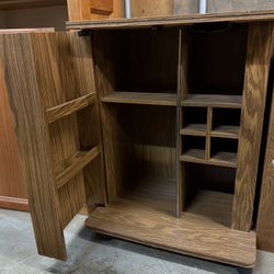 Wooden Kitchen Storage Cart