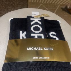 Michael Kors Scarf And Headband Set 