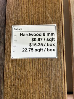 Sahara Hardwood Flooring 8mm