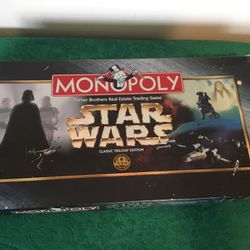 1997 Star Wars Monopoly parker brothers 40809 condition is used