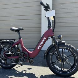 HEYBIKE Ranger S 750 Watts 20” Foldable Electric Bike In Red