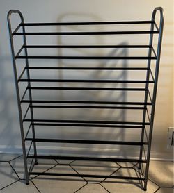 10-Tier Adjustable Shoe Rack Organizer – Holds Up to 50 Pairs