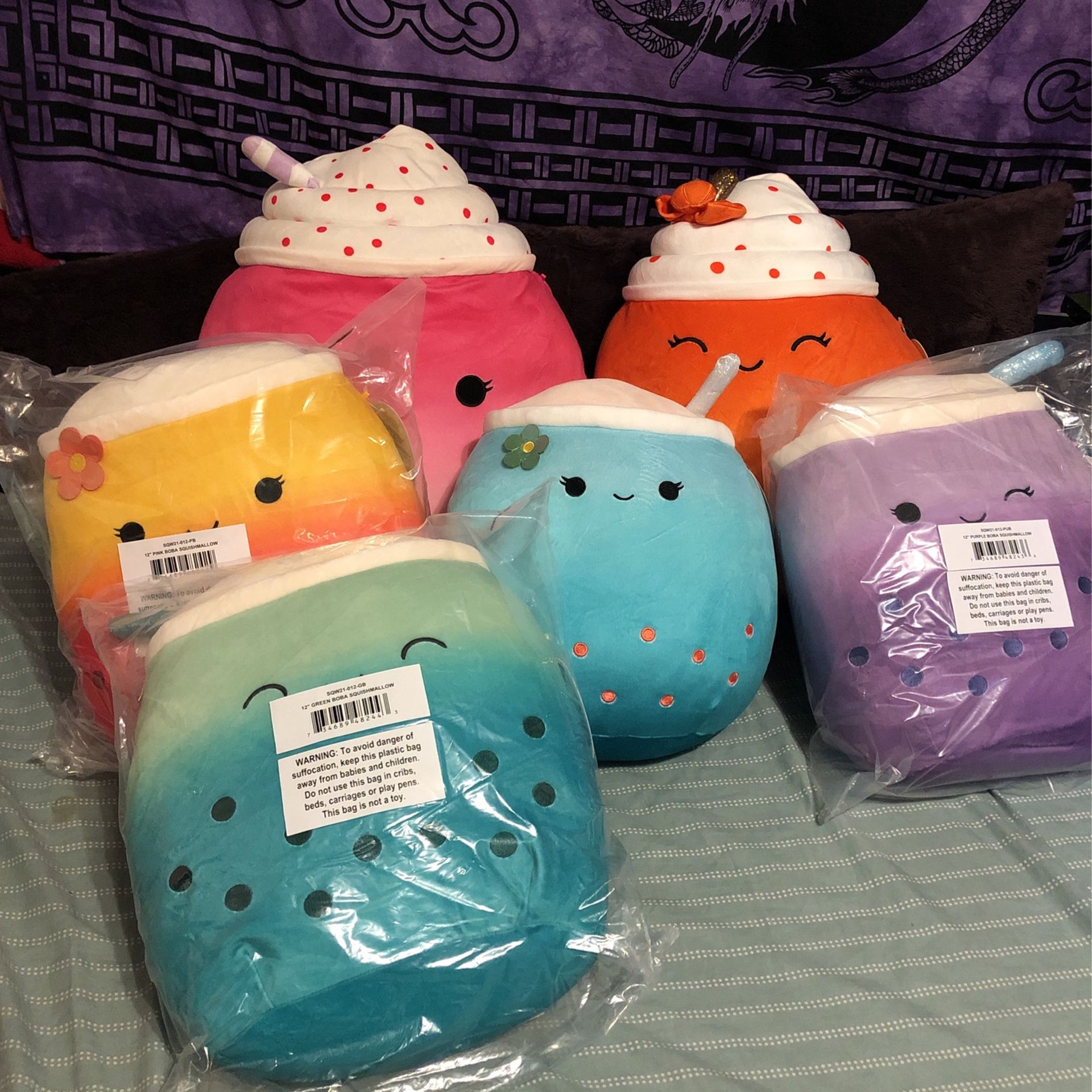 Squishmallow Boba Collection 