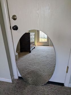 Oval Wall Mirror – 36" x 24