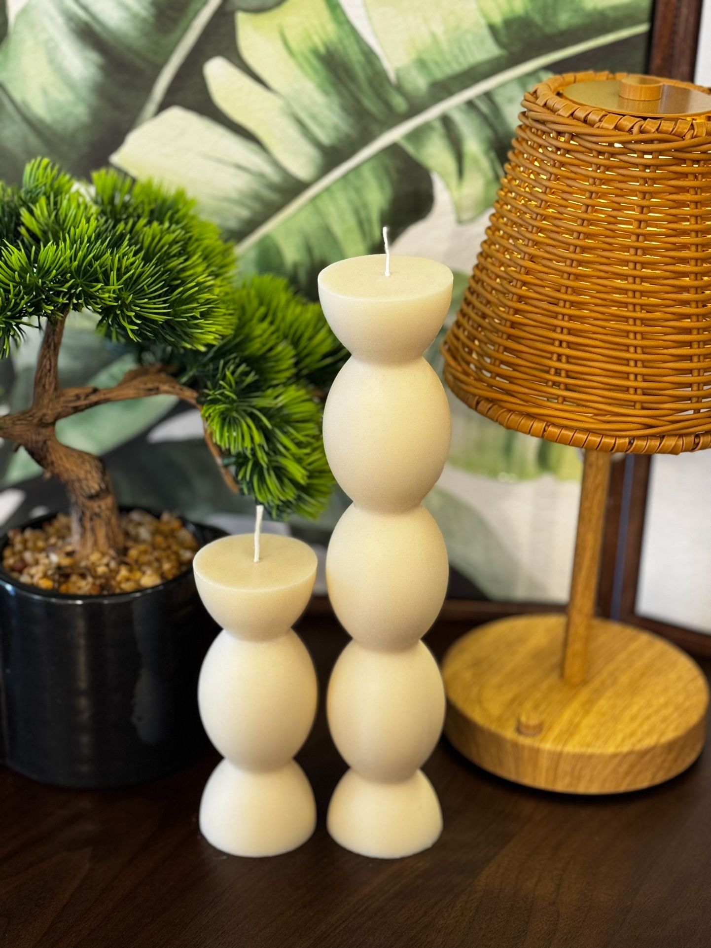 Balance Candle Set – Modern Sculptural Soy Wax Candles