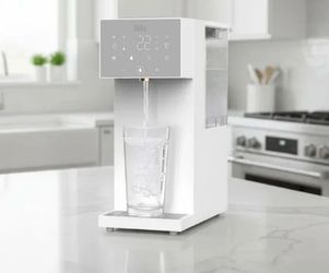 Filtered Tri-Temp Countertop Water Dispenser 2.7L Tank UV Self-Cleaning White