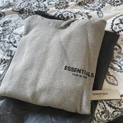 Essentials hoodie size M dark oatmeal