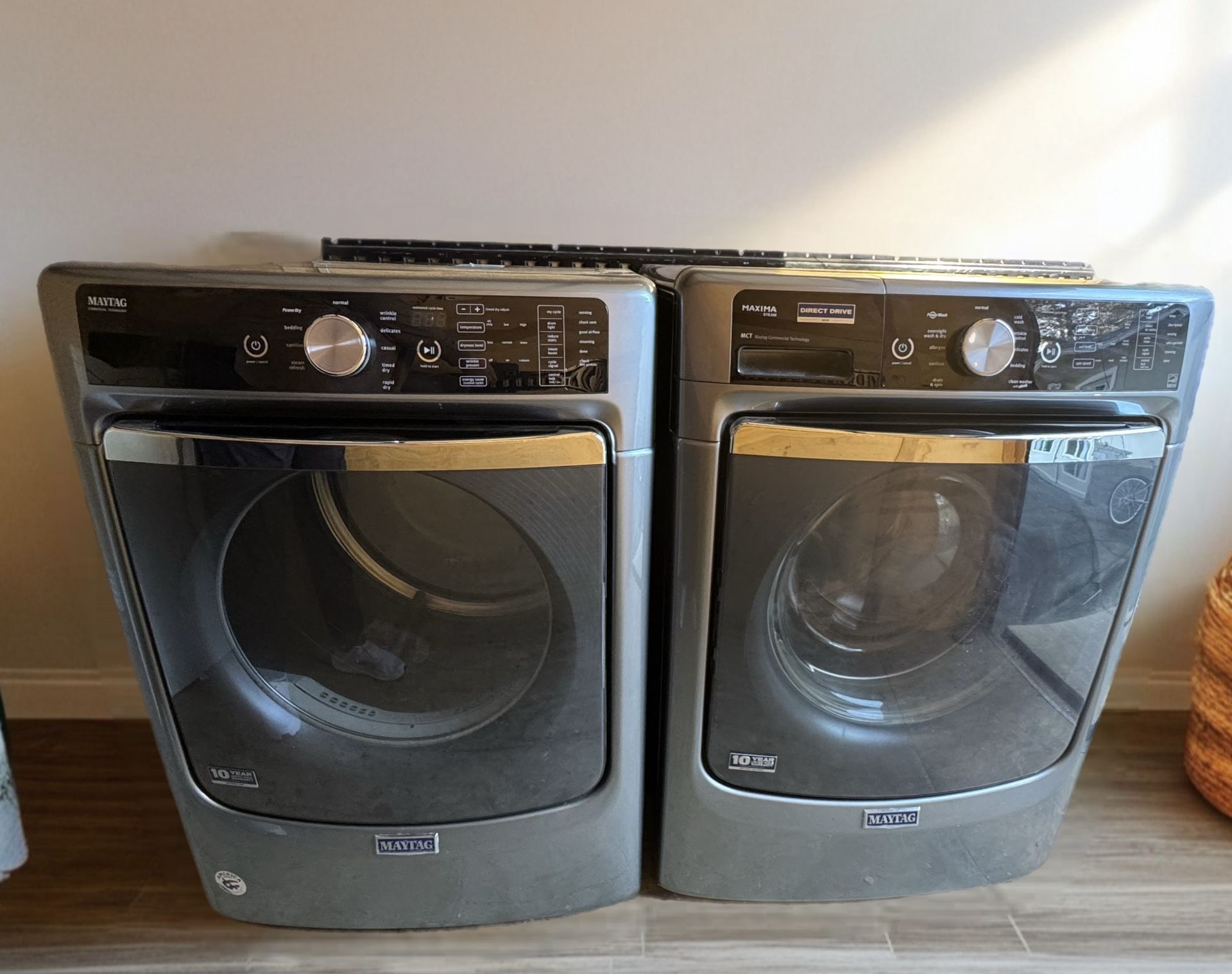 Maytag Front Loading Washer & Dryer Set- Electric