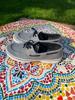 Sperry Gray Boat Shoes