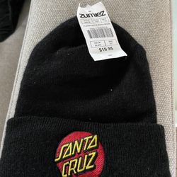 Black Santa Cruz Beanie 