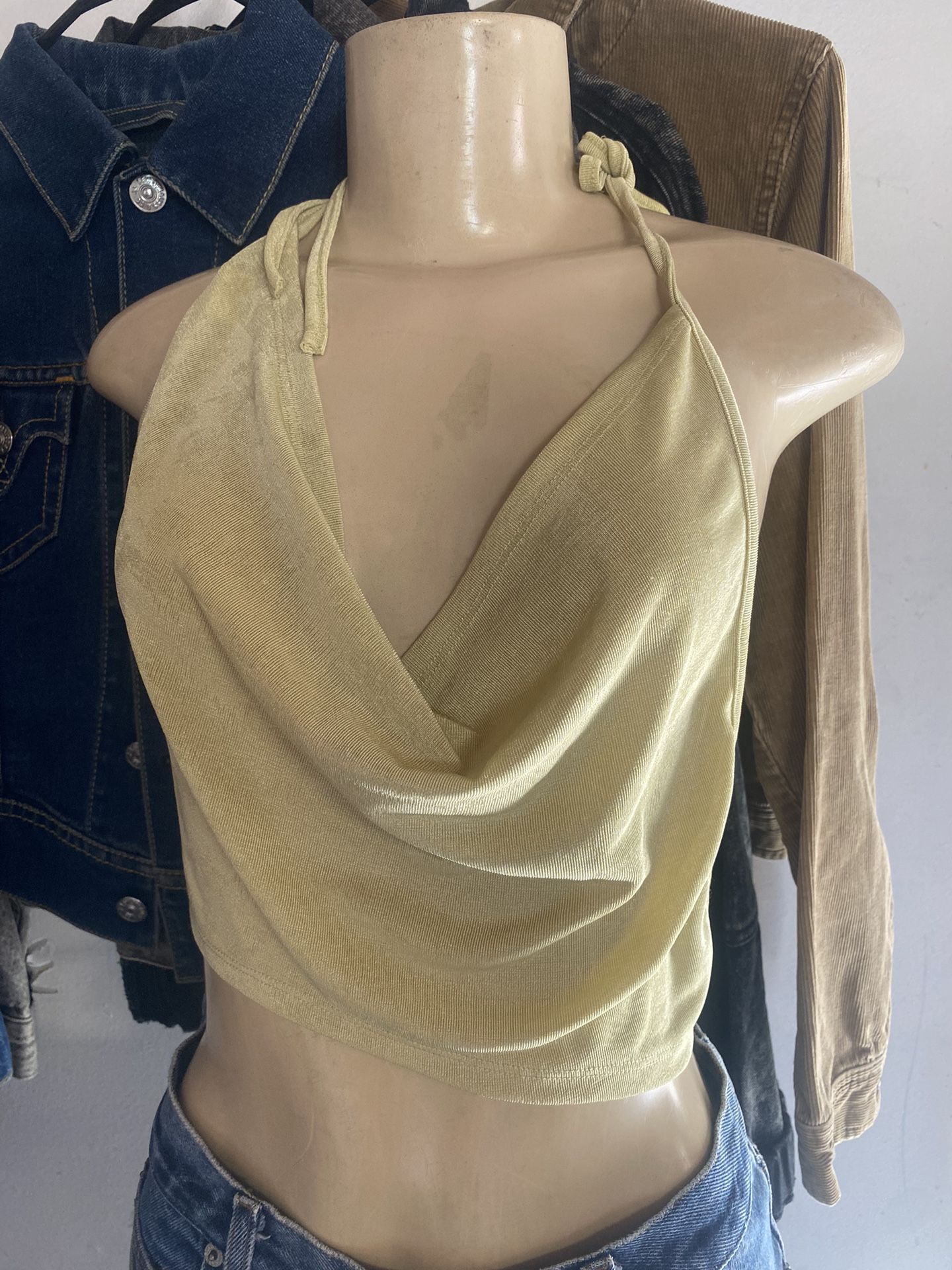 Yellow Halter Top