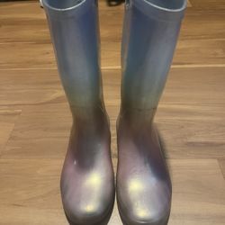Size 2 Mulitcolor Rain Boots For Girls