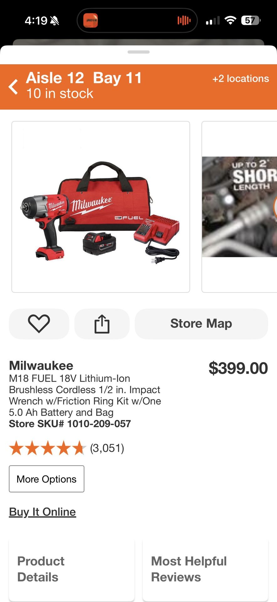 Milwaukee Big 1/2 Impact