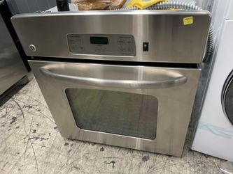 GE 27” single oven in stainless steel used