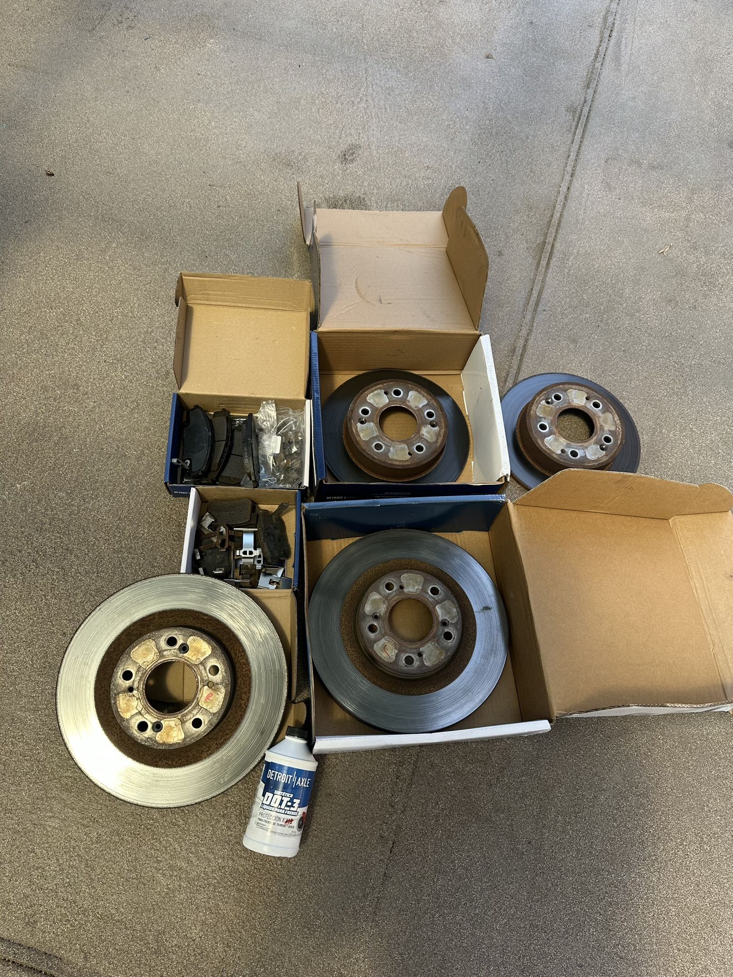 Acura RSX Type S Rotors and Brake Pads 2002
