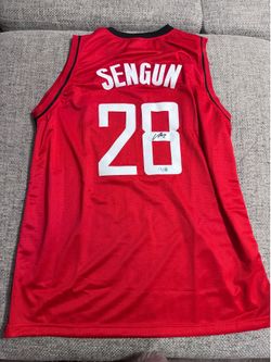 Alperen Sengun Signed Autograph Custom Jersey- Beckett Coa - Houston Rockets