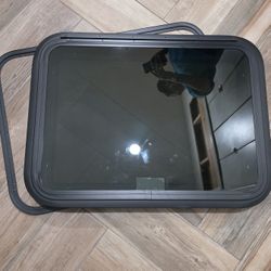 36" W x 22" H Exit Push Window -  Camper Horse Trailer Recreational Vehicle Box Trailer Food Truck