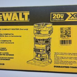 DEWALT 20V MAX Brushless Compact Router (TOO-ONLY)