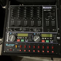 Numark  Doble CD DJ Gear & Lights Cross Barr And Lights