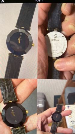 HStern  saphire octagon watch