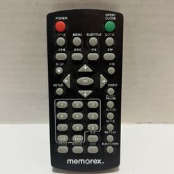  MEMOREX MVD2047M DVD REMOTE CONTROL ORIGINAL