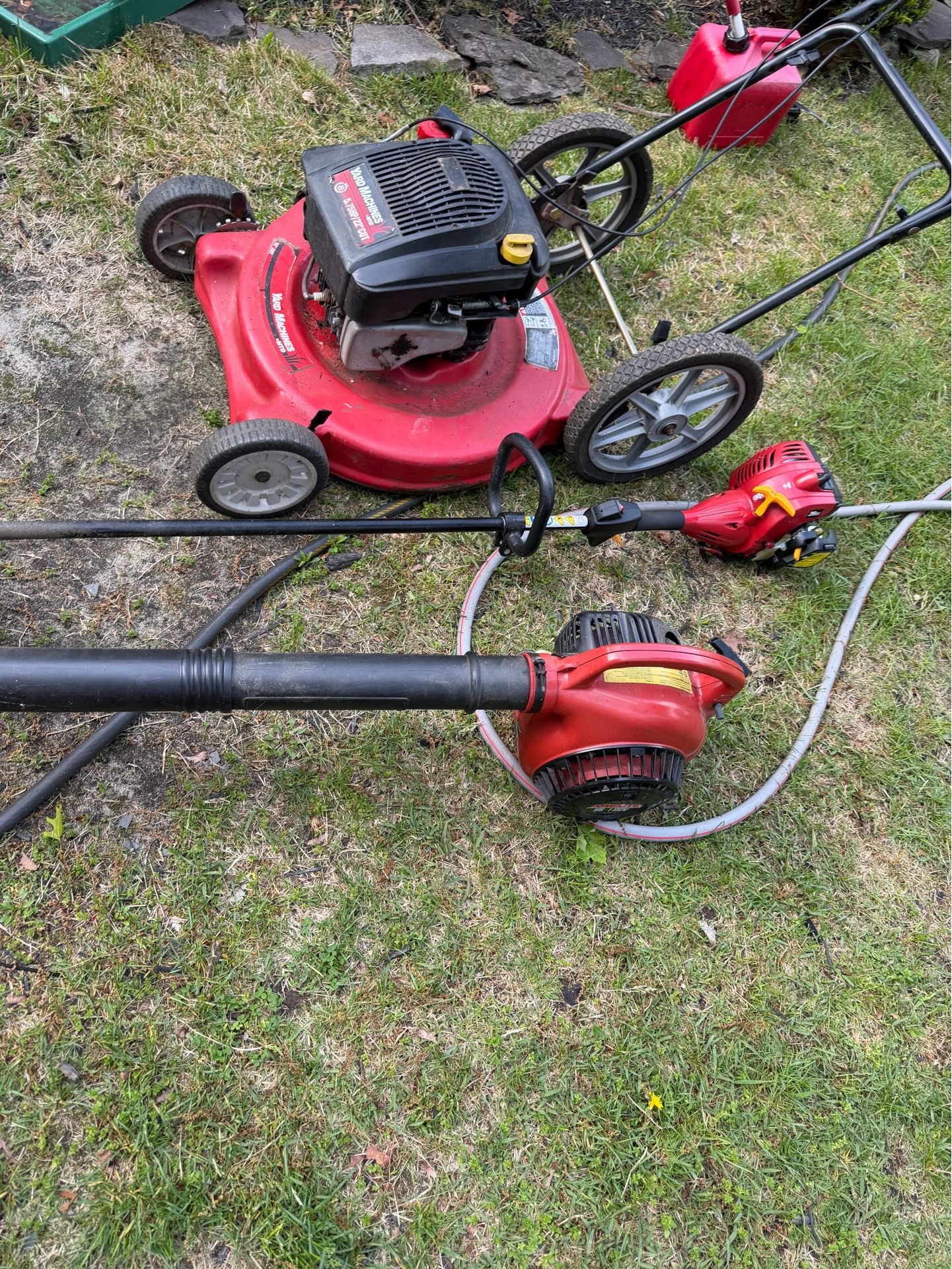 Mower blower trimmer