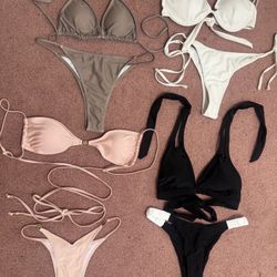 New Medium Bikini Swimsuit Bathing Suit Festival Boho Clothing Bundle 