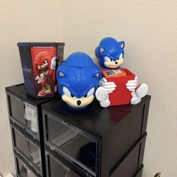 Sonic The Hedgehog 3 Movie Popcorn Buckets Lot
