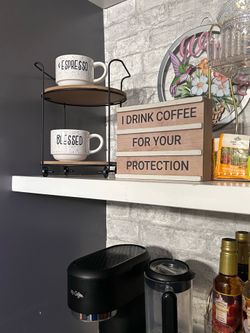 2 - Tier Mini Metal Bar Cart