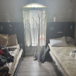 Selling Wood Twin Beds