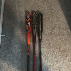 Louisville Slugger Atlas BBCOR Bat, 2022 DeMarini Voodoo One Bat BBCOR, 2019 DEMARINI CF ZEN