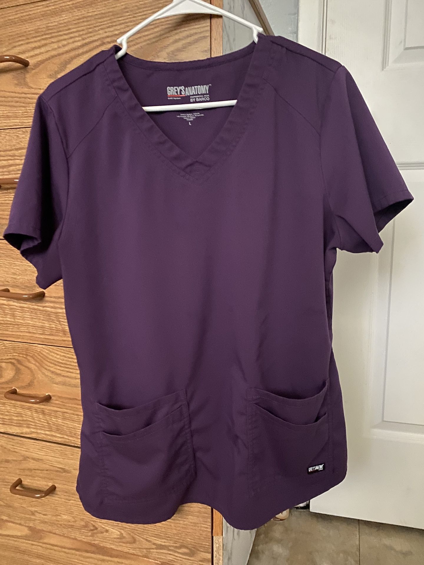 Grey’s Anatomy By Barco Purple Scrubs Set