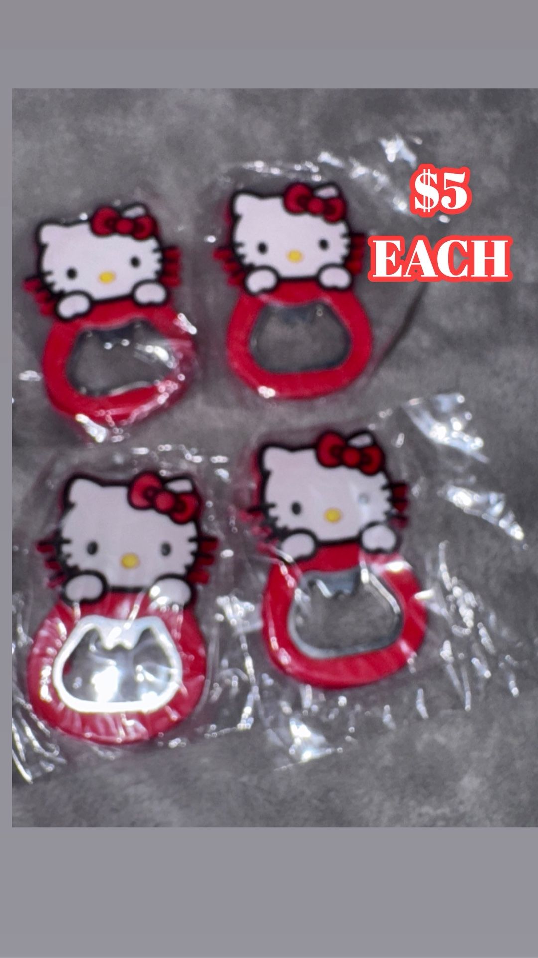NEW ITEMS!! HELLO KITTY BITTLE OPENERS $5 EACH