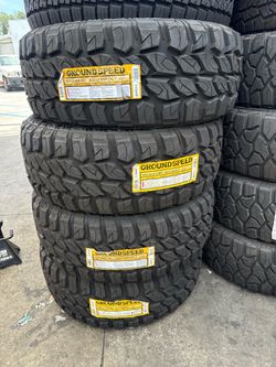 35x12.50R20 Groundspeed MT (4) NEW TIRES INSTALLATION AND BALANCE 50,000 MILES WARRANTY INSTALLED