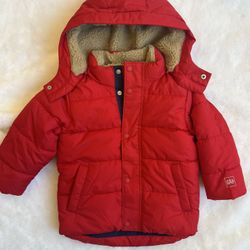 New! Premium Quality Gap Toddler Sherpa Lined Hooded Puffer Jacket Quilted. Very Good quality