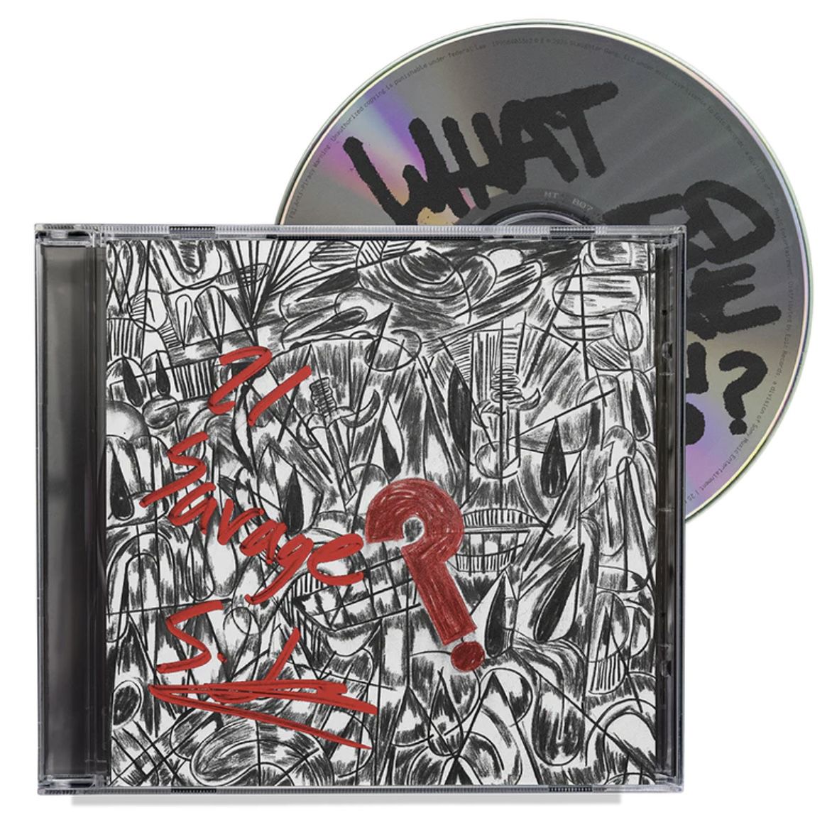 Autographed 21 Savage CD - What Happened To The Streets NEW