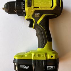 Ryobi 18V ONE+ 1/2" DRILL/DRIVER with Battery