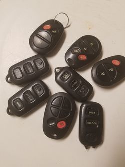 ALL KINDS OF TOYOTA REMOTES