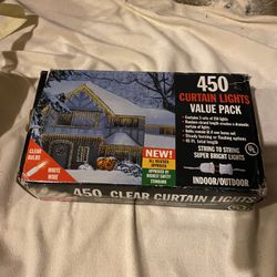 Holiday Highlights 450 Icicle Lights White Wire.Indoor/outdoor. 45ft