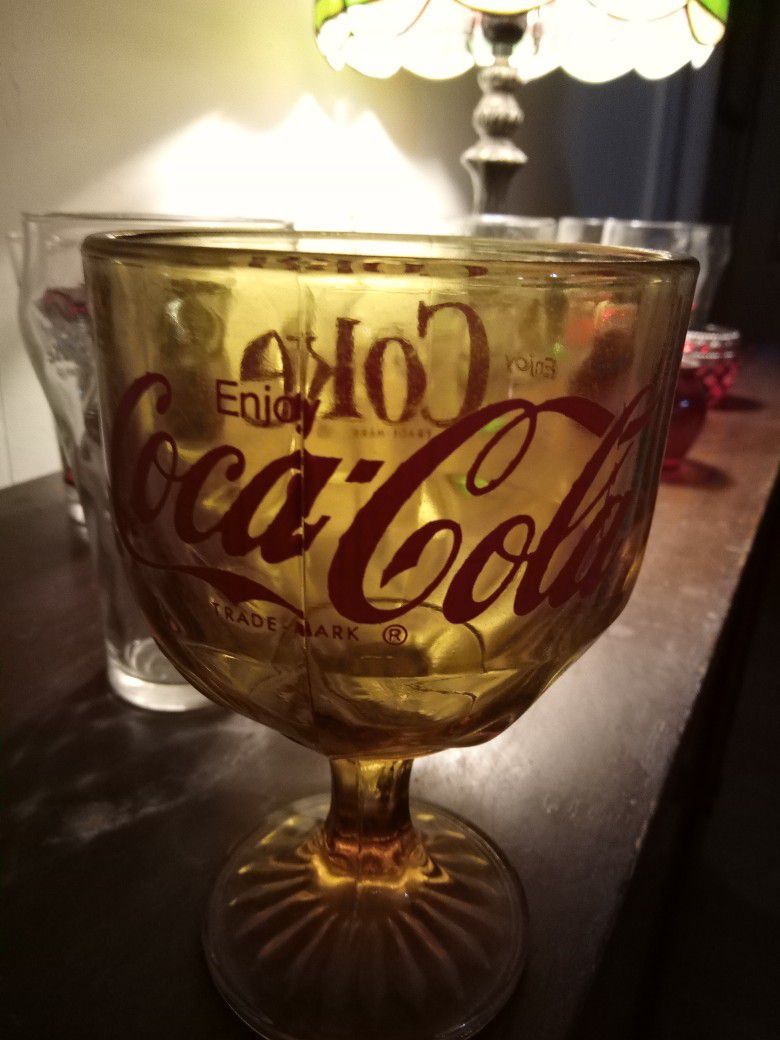 Vintage Coca Cola Goblet 
