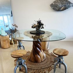 Real Wood Dining Table