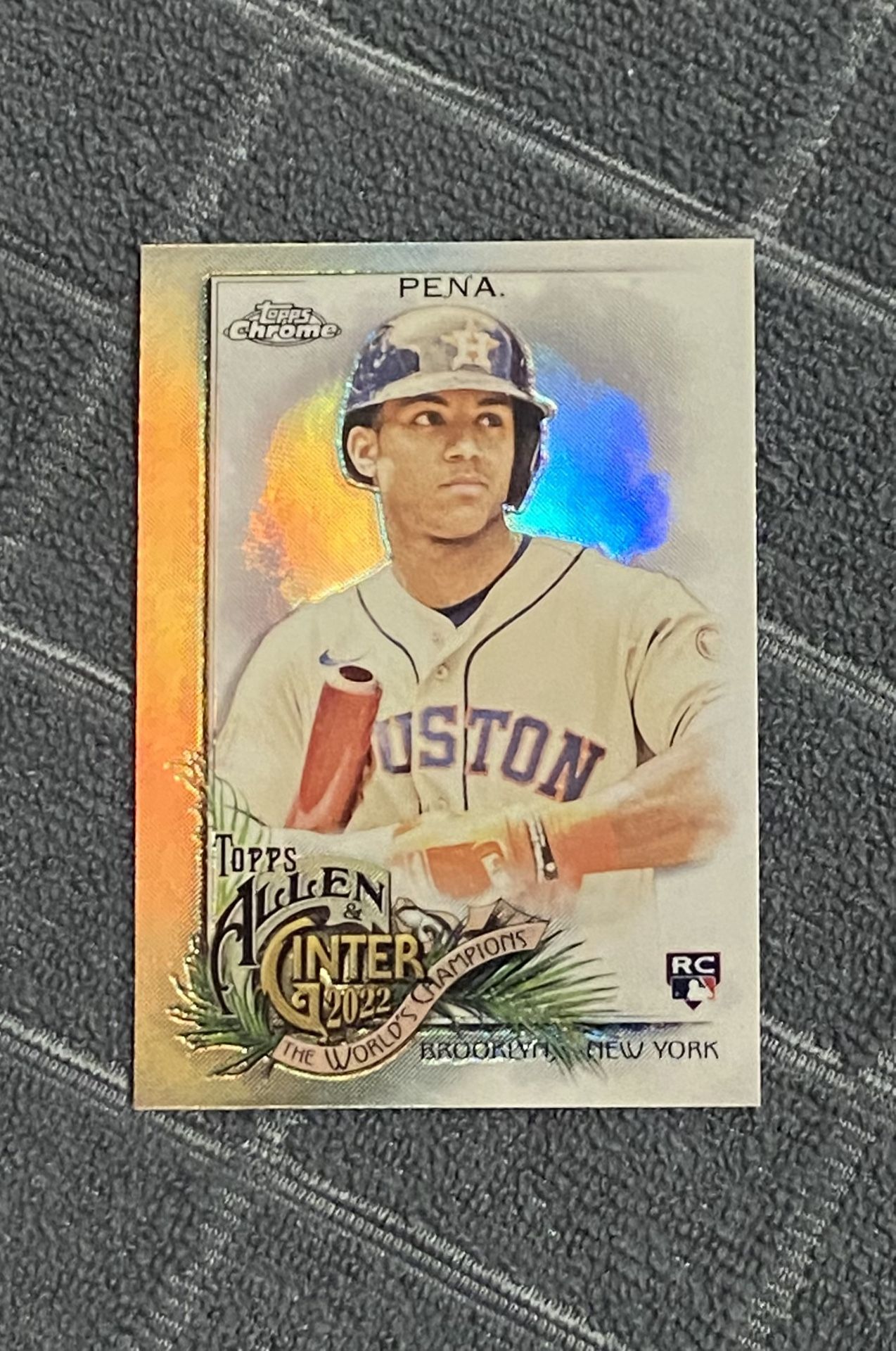 Houston Astros Jeremy Pena Rookie Card