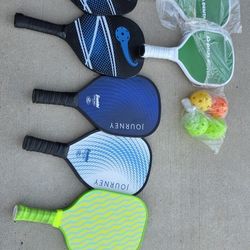 Ping Pong Paddles With Balls 
